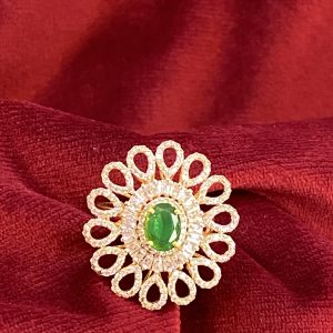 Gold Emerald Ring