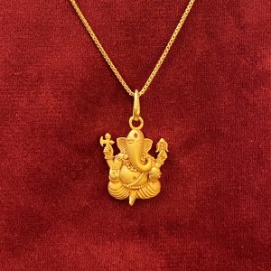 Gold Ganesh Pendant