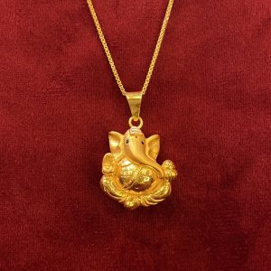 Gold Ganesh Pendant
