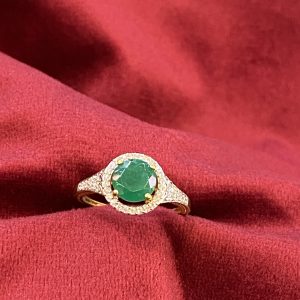Gold Emerald Ring