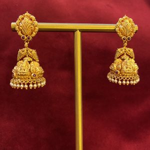 Gold Antique Jhumka