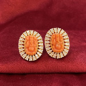 Gold Ganesh Eartop