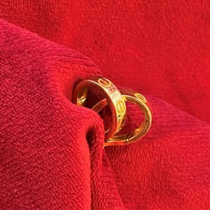Gold Cartier Julie Earring