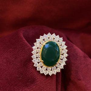 Gold Emerald Ring
