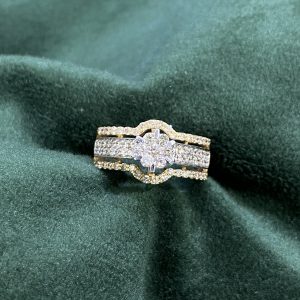 Diamond Pressure Setting Ring