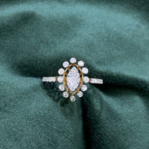 Diamond Pressure Setting Ring