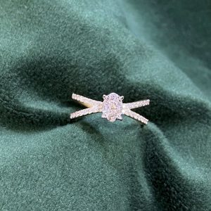 Diamond Pressure Setting Ring