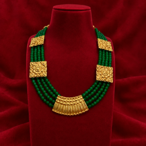 Lightweight Green Traditional Neckpiece